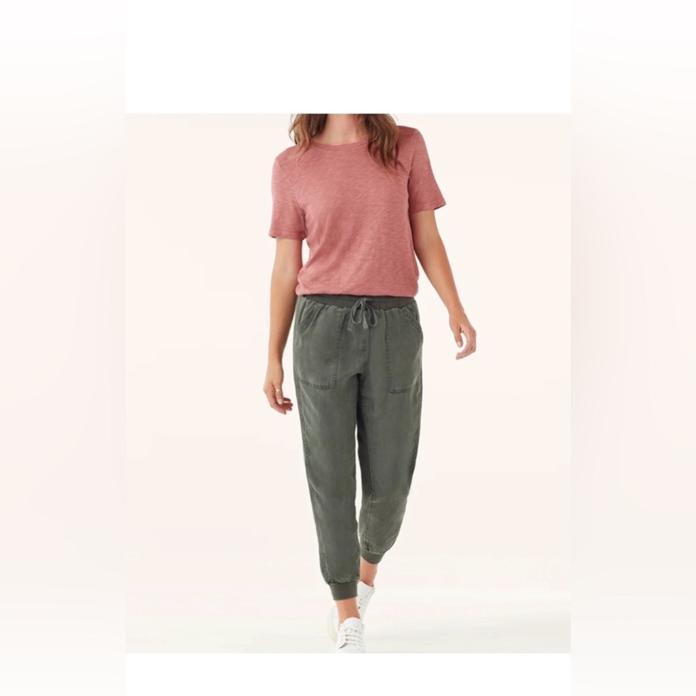 Anthropology Splendid Jaclyn Women’s Dark Green Jogger Pants Size Medium NEW